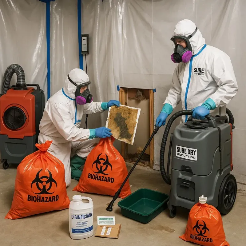 Contaminated Water Handling Protocols process in Claiborne, LA